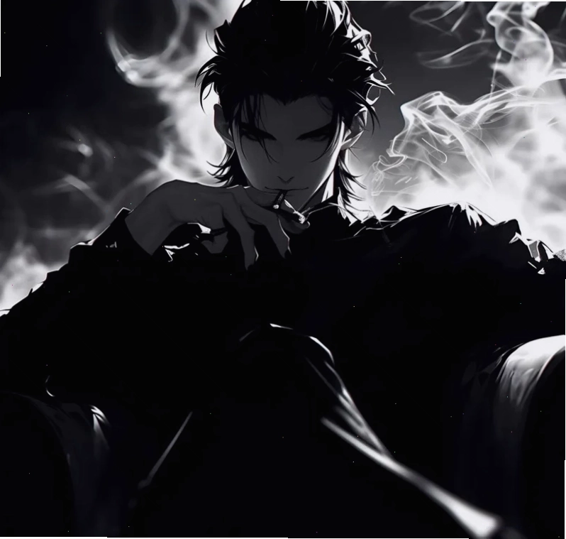 Tuyển tập ảnh anime nam đen trắng thể hiện cá tính mạnh mẽ