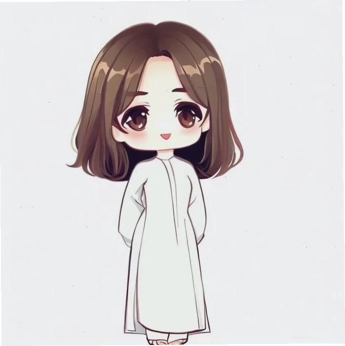 Vẽ cô giáo chibi đơn giản