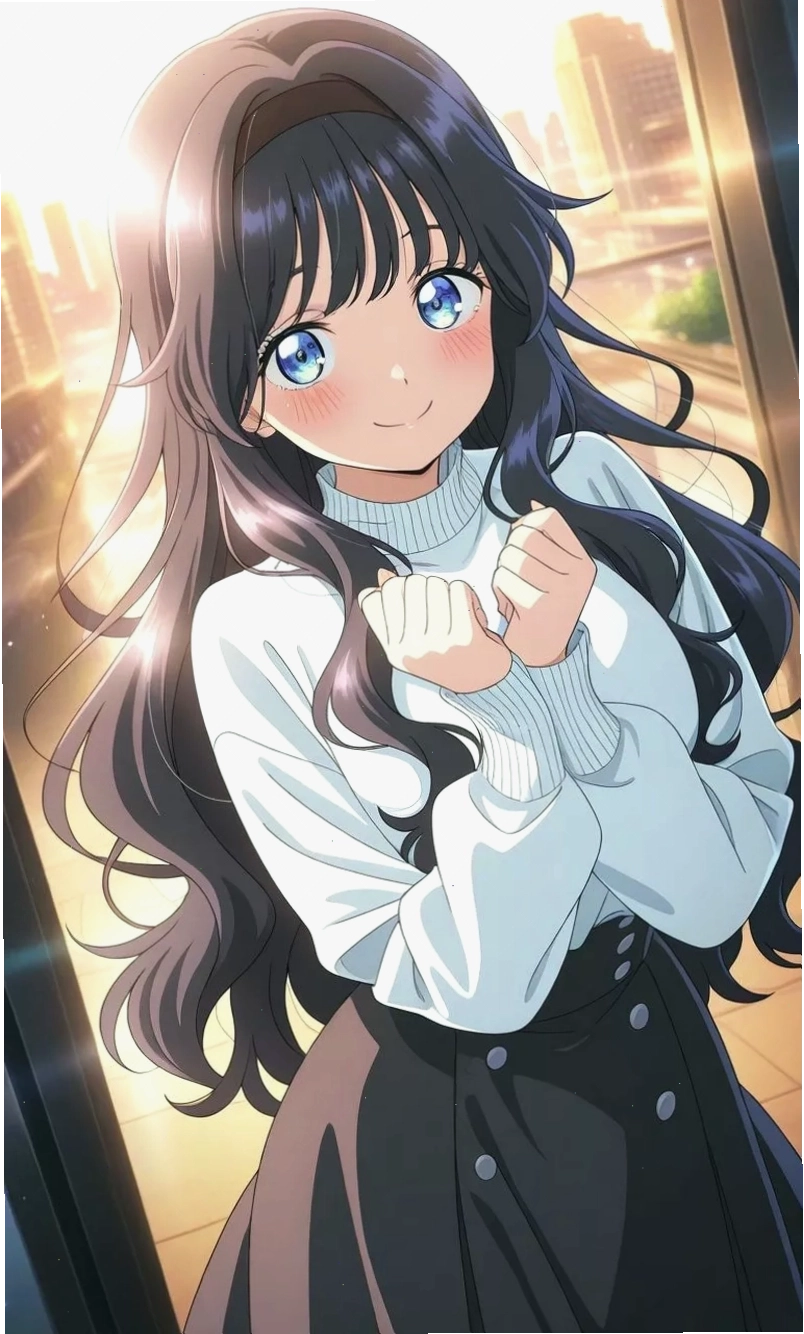 Vẻ đẹp thanh lịch và cuốn hút của Kaoruko Waguri trong trang phục anime