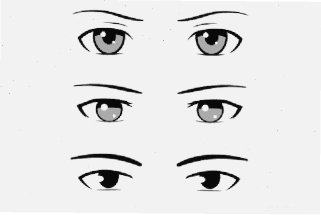 Vẽ Mắt Anime Nam Ngầu chất với ánh nhìn đầy cuốn hút