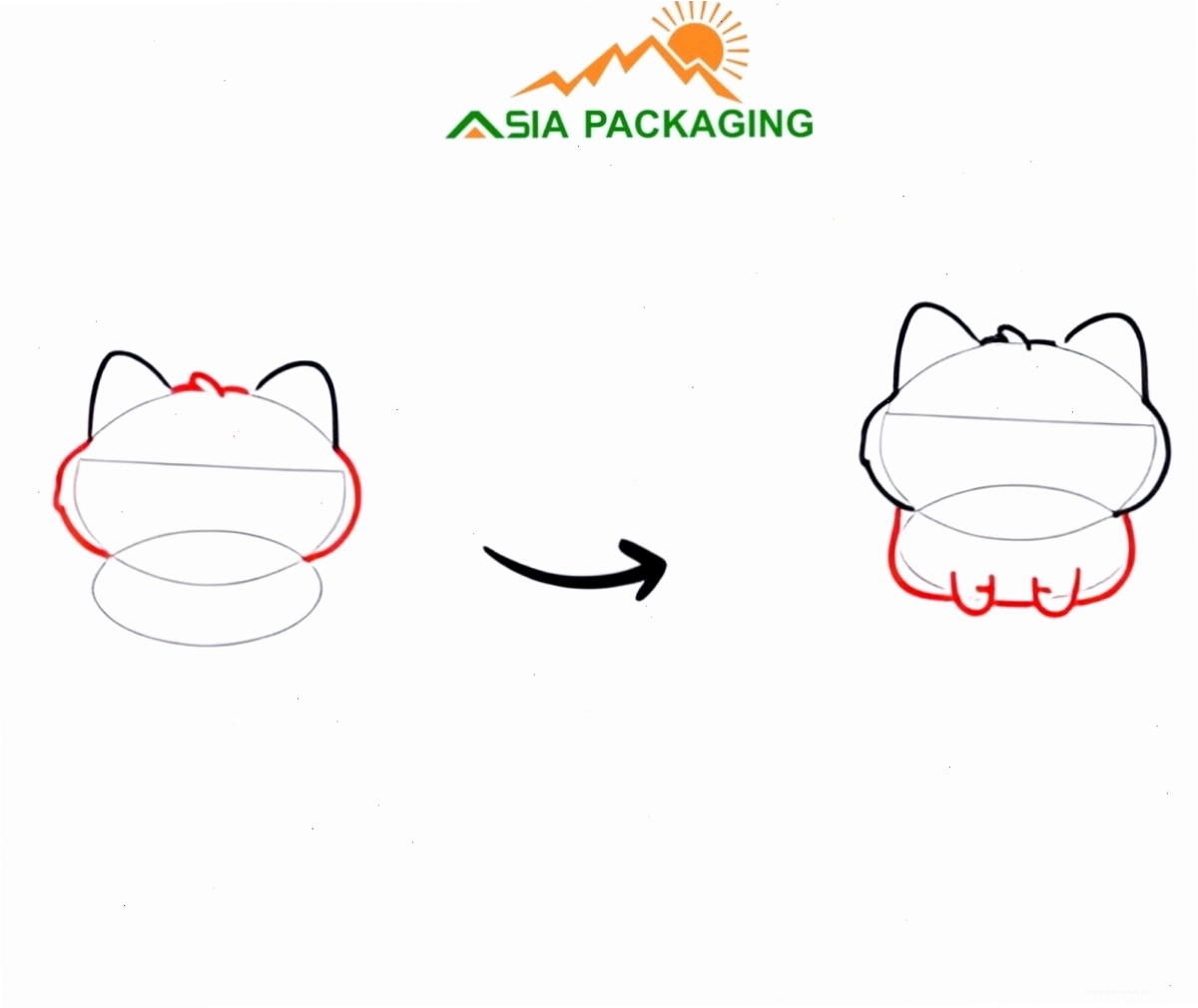 Vẽ nét viền hoàn chỉnh cho sticker