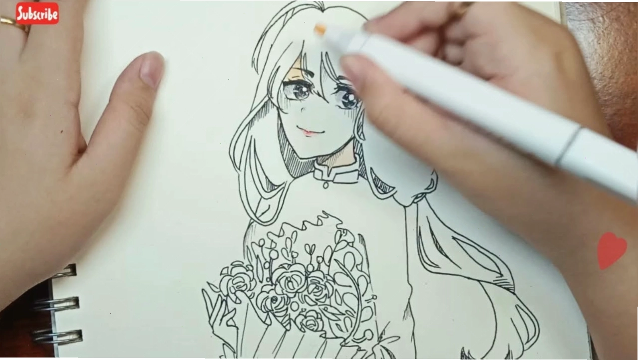 Vẽ tranh cô giáo anime ý nghĩa dành tặng thầy cô