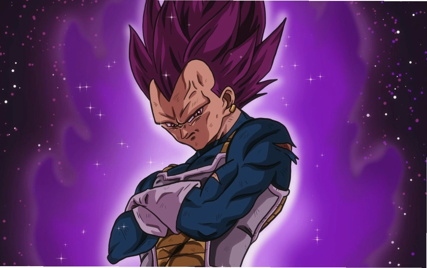Vegeta trong trạng thái mạnh nhất cực lạnh lùng làm hình nền máy tính