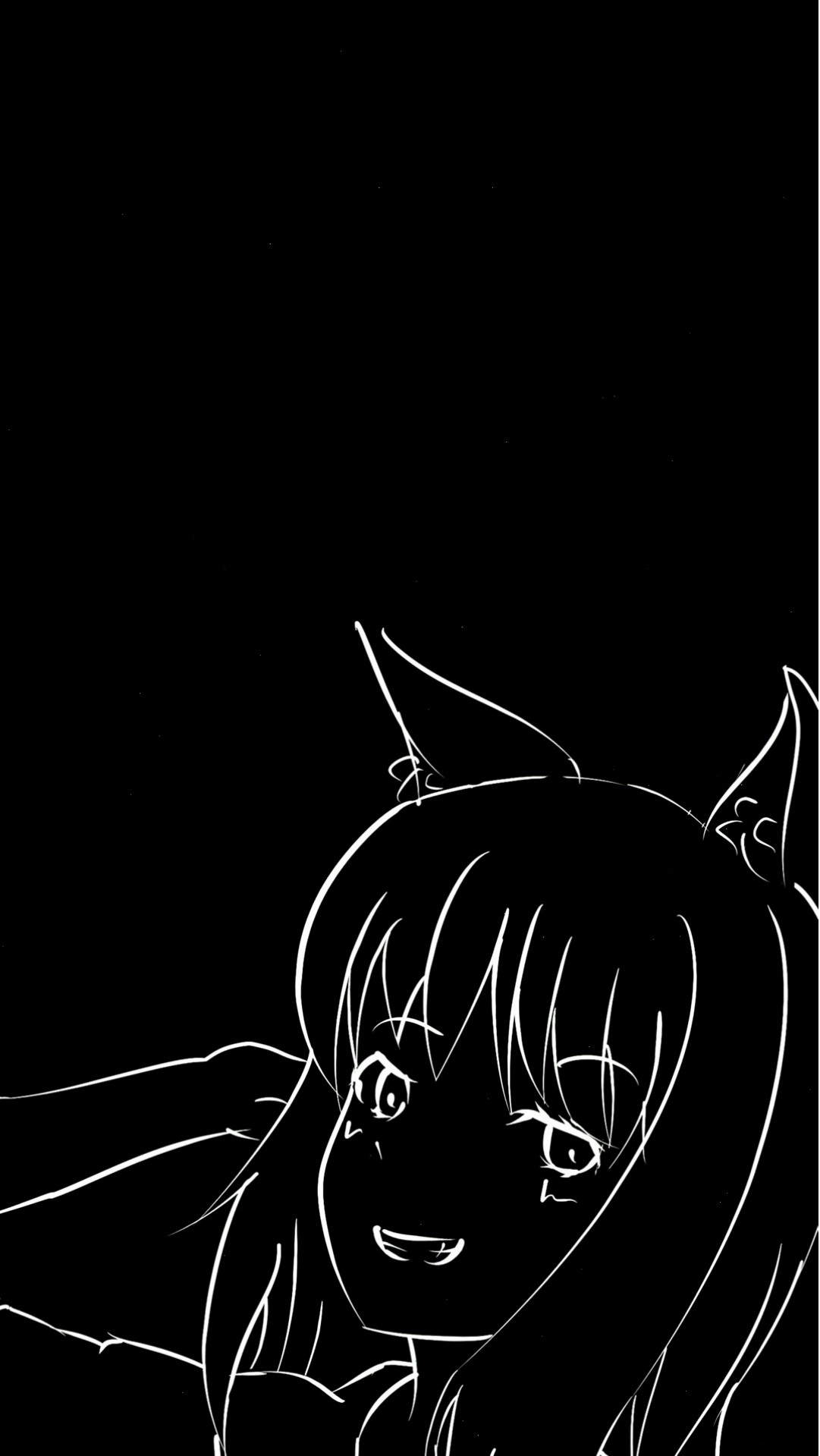 Wallpaper OLED Anime iPhone 8