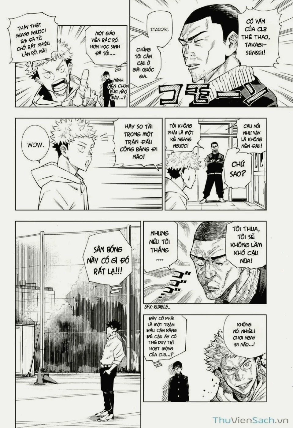 Yuji Itadori thể hiện quyết tâm