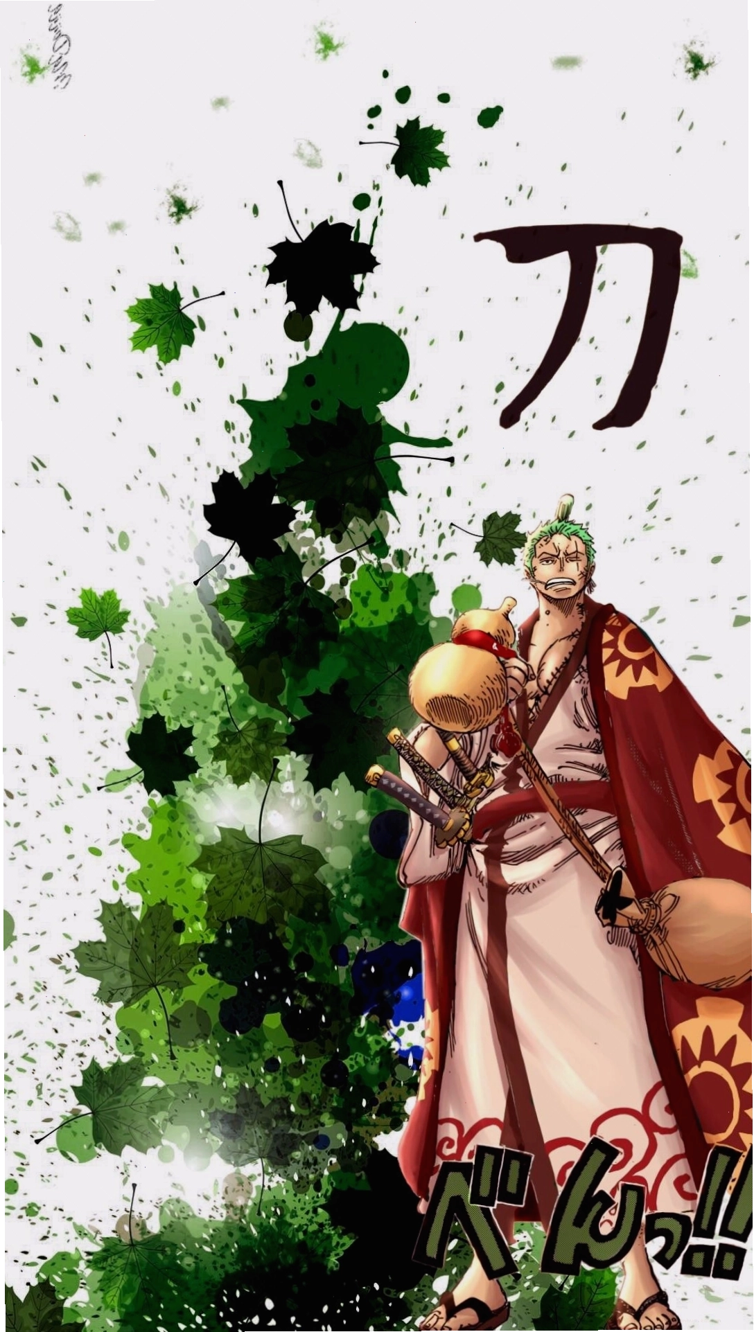 Zoro trong bộ kimono Wano