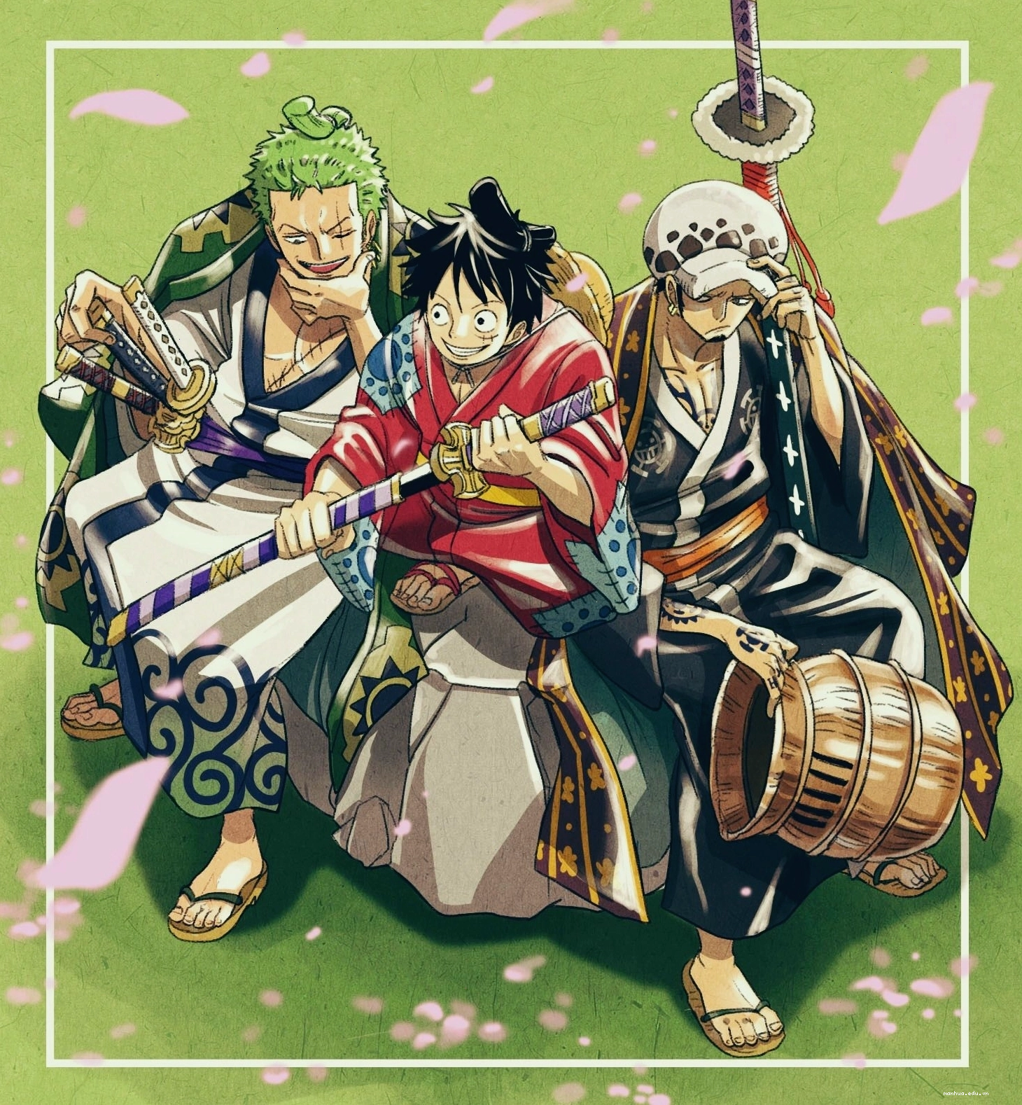 Zoro Wano phong thái Samurai