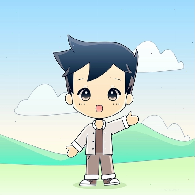 Nhân vật hoạt hình trong thế giới thành phố chibi đầy mơ mộng
