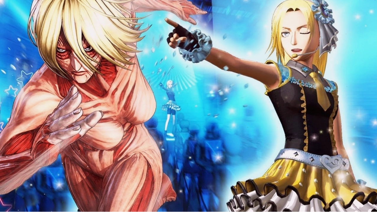 Annie Leonhart trong h&igrave;nh dạng Titan Nữ