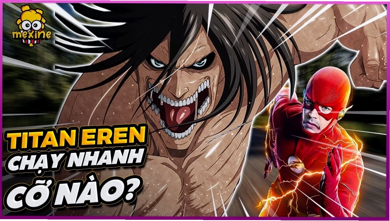 Eren Yeager trong hình dạng Titan Tiến Công chiến đấu