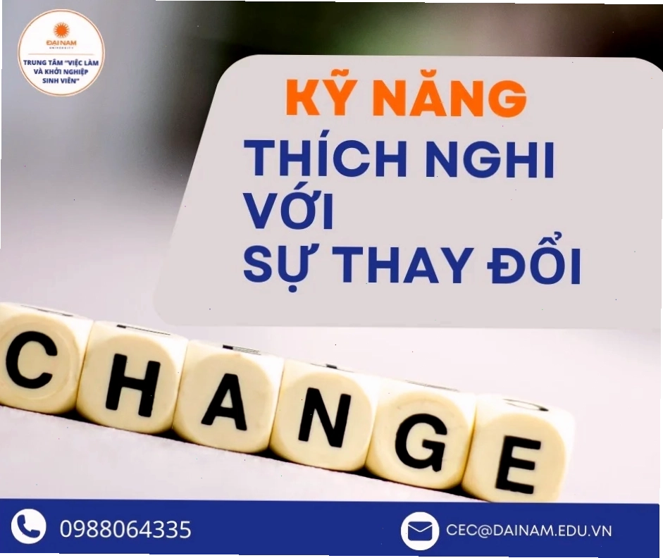 áp dụng phương pháp đối diện với sự thay đổi và thích nghi vào đời sống