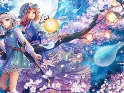 Anime phong cảnh hoa anh đào đêm: Vẻ đẹp huyền ảo mê hoặc
