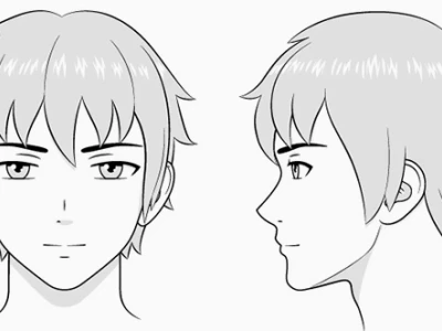 Hướng dẫn chi tiết cách vẽ khuôn mặt anime nam cho người mới bắt đầu