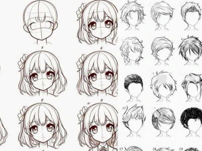 Hướng Dẫn Chi Tiết Cách Vẽ Tóc Búi Anime Đẹp