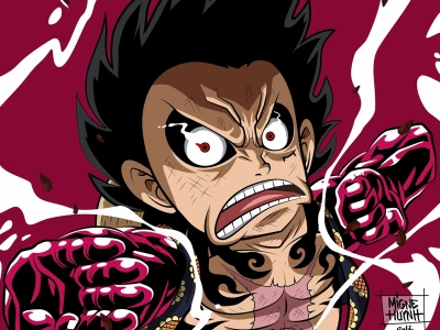 Hướng dẫn vẽ Luffy Gear 4 Chibi đơn giản cho người mới bắt đầu