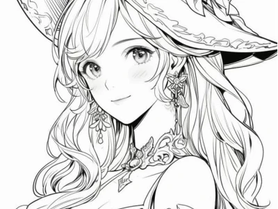 Khám Phá Thế Giới Hình Anime Nữ Không Màu Đầy Thu Hút